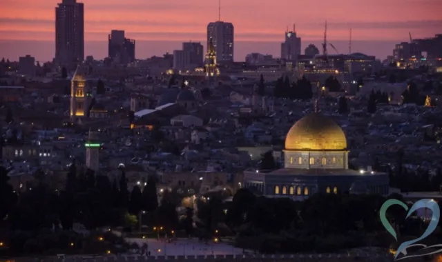 イスラエルと夜景